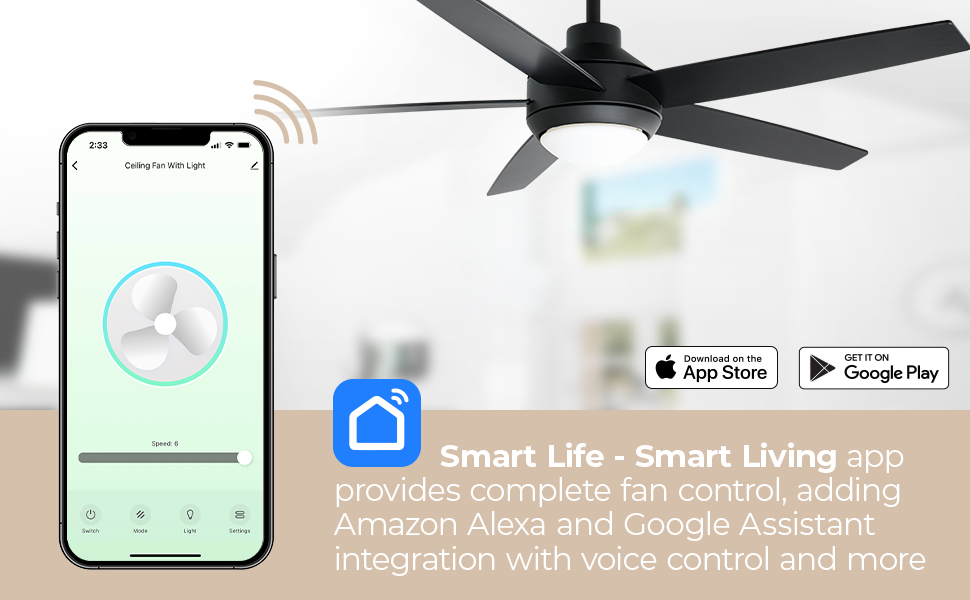 East Grove Home Airvana Smart Ceiling Fan - A Plus Content 3