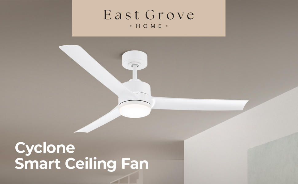 East Grove Home Cyclone Smart Ceiling Fan - A Plus Content 1