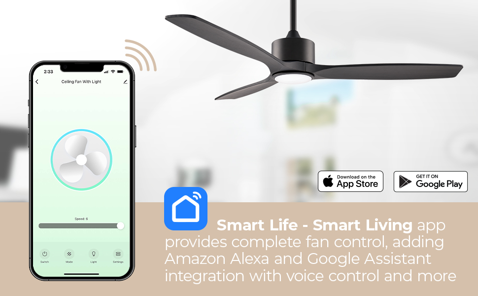 East Grove Home Madera Smart Ceiling Fan - A Plus Content 3