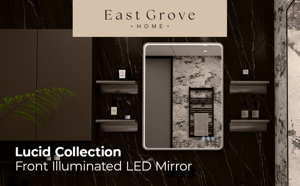 East Grove Home Lucid LED Illuminated Mirror - A Plus Content 1