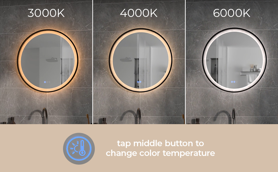 East Grove Home Lucid LED Illuminated Mirror - A Plus Content 4a