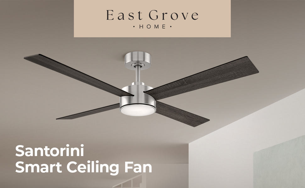 East Grove Home Santorini Smart Ceiling Fan - A Plus Content 1