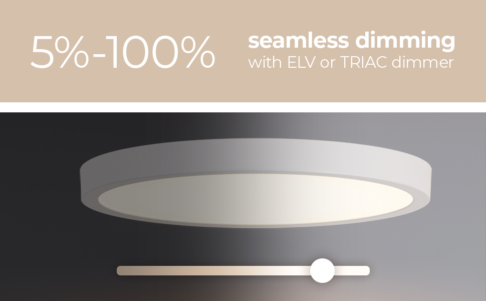 East Grove Home Builder Essential Round LED Flushmount - A Plus Content