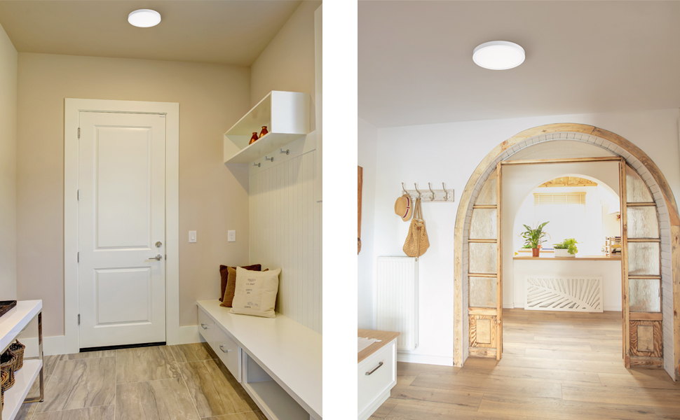 East Grove Home Builder Essential Round LED Flushmount - A Plus Content 5