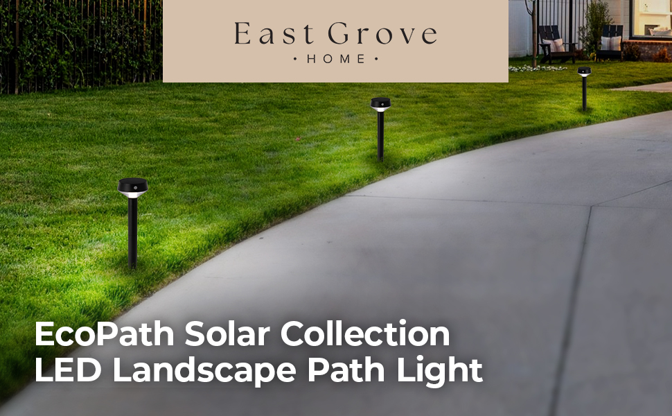 East Grove Home EcoPath Solar Path Light - A Plus Content 1