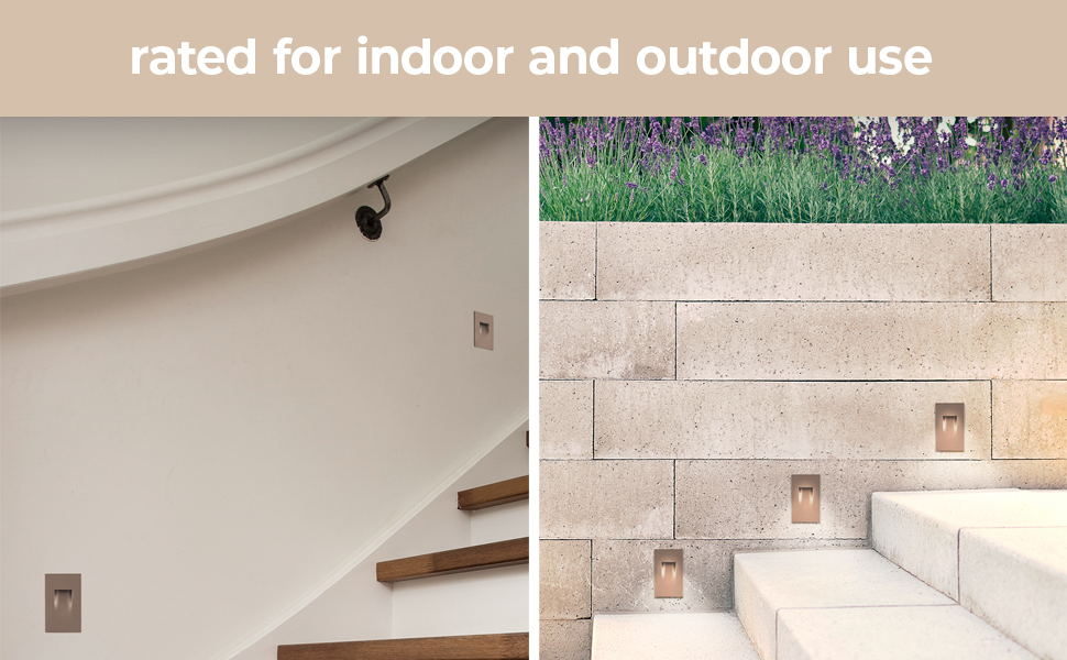 East Grove Home Horizontal LED Step Light - A Plus Content