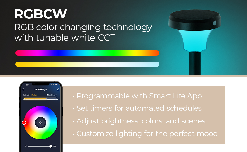 East Grove Home IntelliPath Smart Solar Path Light - A Plus Content 2b