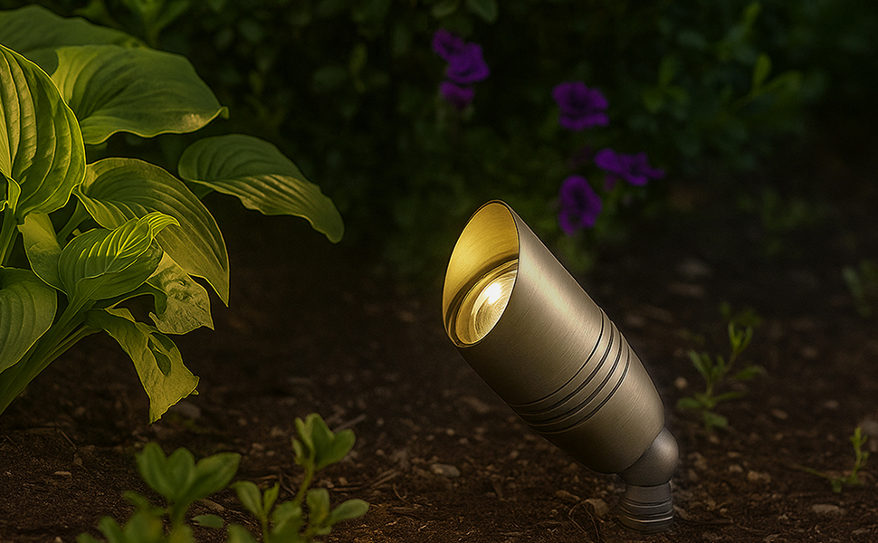 East Grove Home Amped 12V Landscape Long Cowl Accent Light - A Plus Content