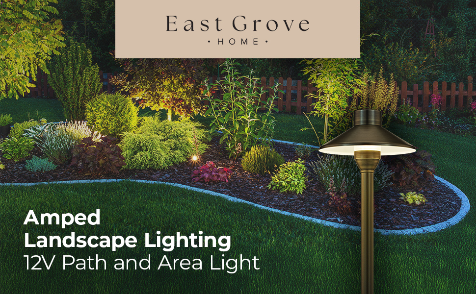 East Grove Home Amped 12V Landscape Path Light - A Plus Content 1
