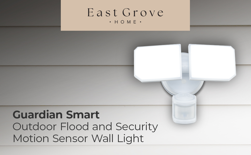 East Grove Home Smart Guardian Flood and Security Light - A Plus Content 1