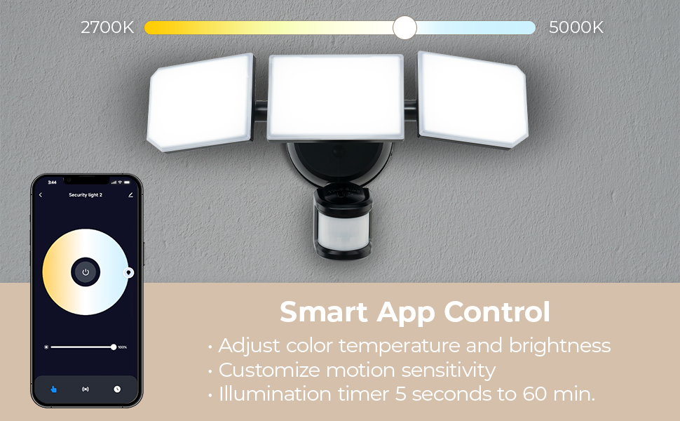 East Grove Home Smart Guardian Flood and Security Light - A Plus Content 2b