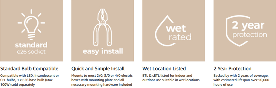 East Grove Home Heritage Farmhouse Outdoor Barn Light - A Plus Content 3b