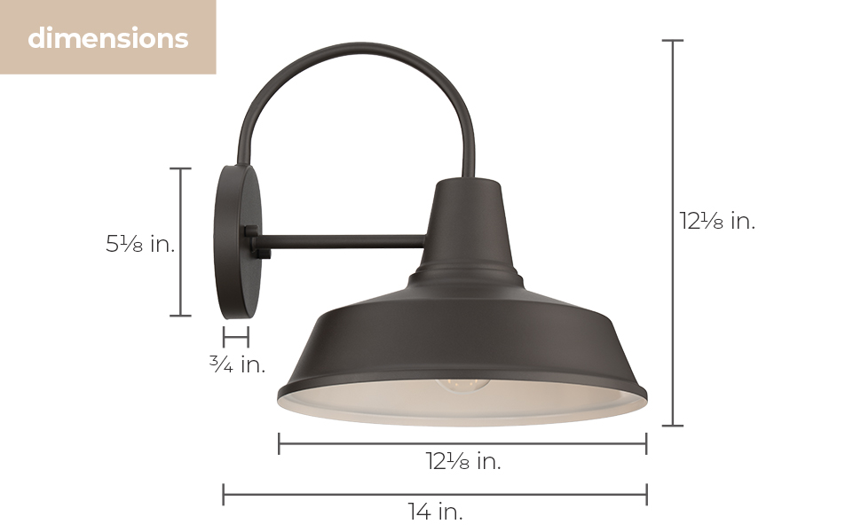 East Grove Home Heritage Farmhouse Outdoor Barn Light - A Plus Content 4