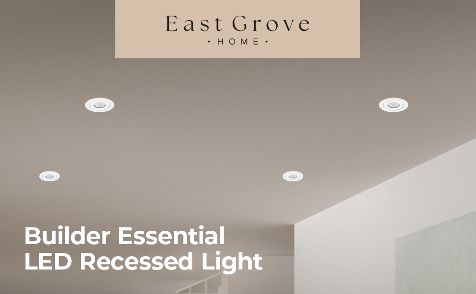 East Grove Home Builder Essential Adjustable Recessed Light - A Plus Content 1