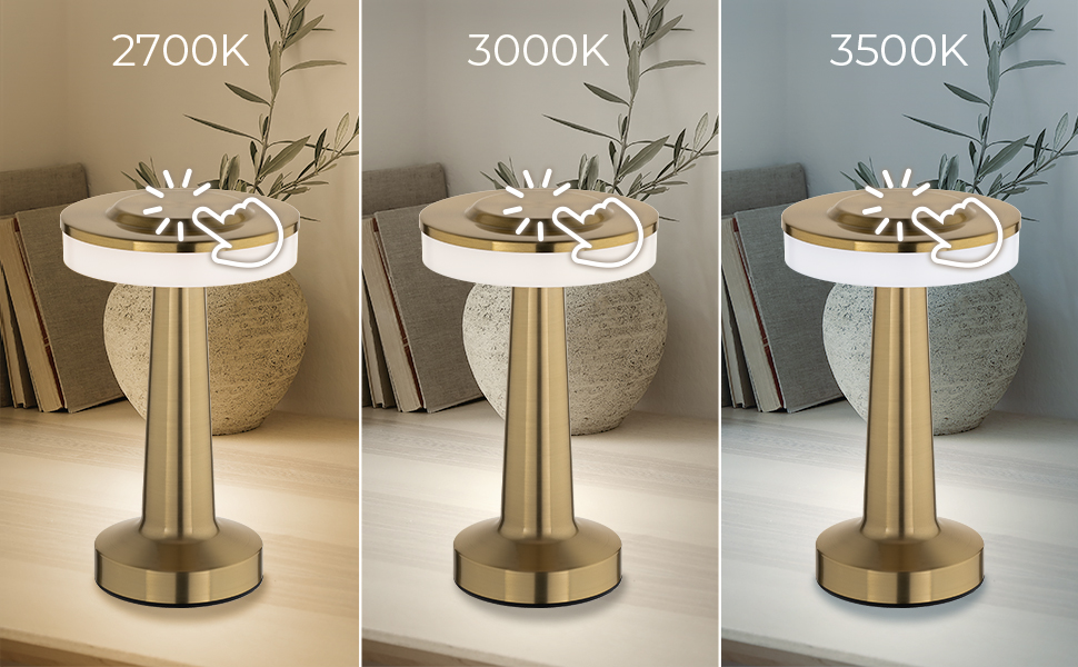 East Grove Home Radiance Rechargeable Table Lamp - A Plus Content 2b