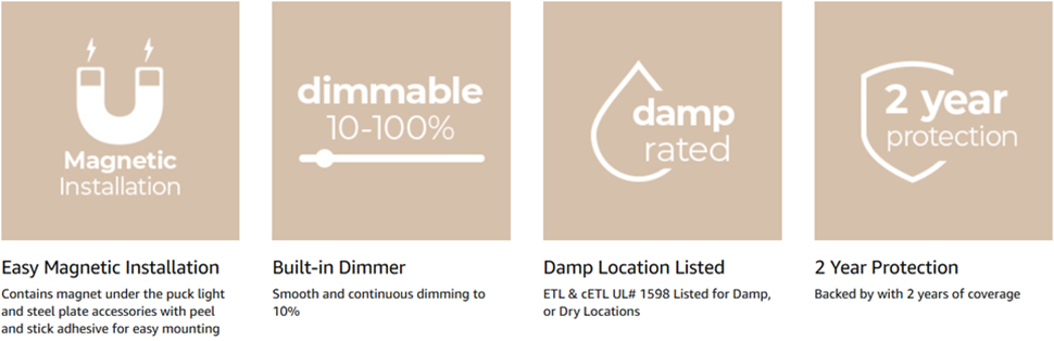 East Grove Home Magnetix LED Undercabinet Light Bar - A Plus Content 3