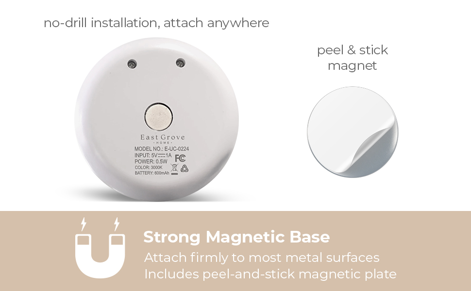 East Grove Home Magnetix LED Undercabinet Puck Light - A Plus Content 4b