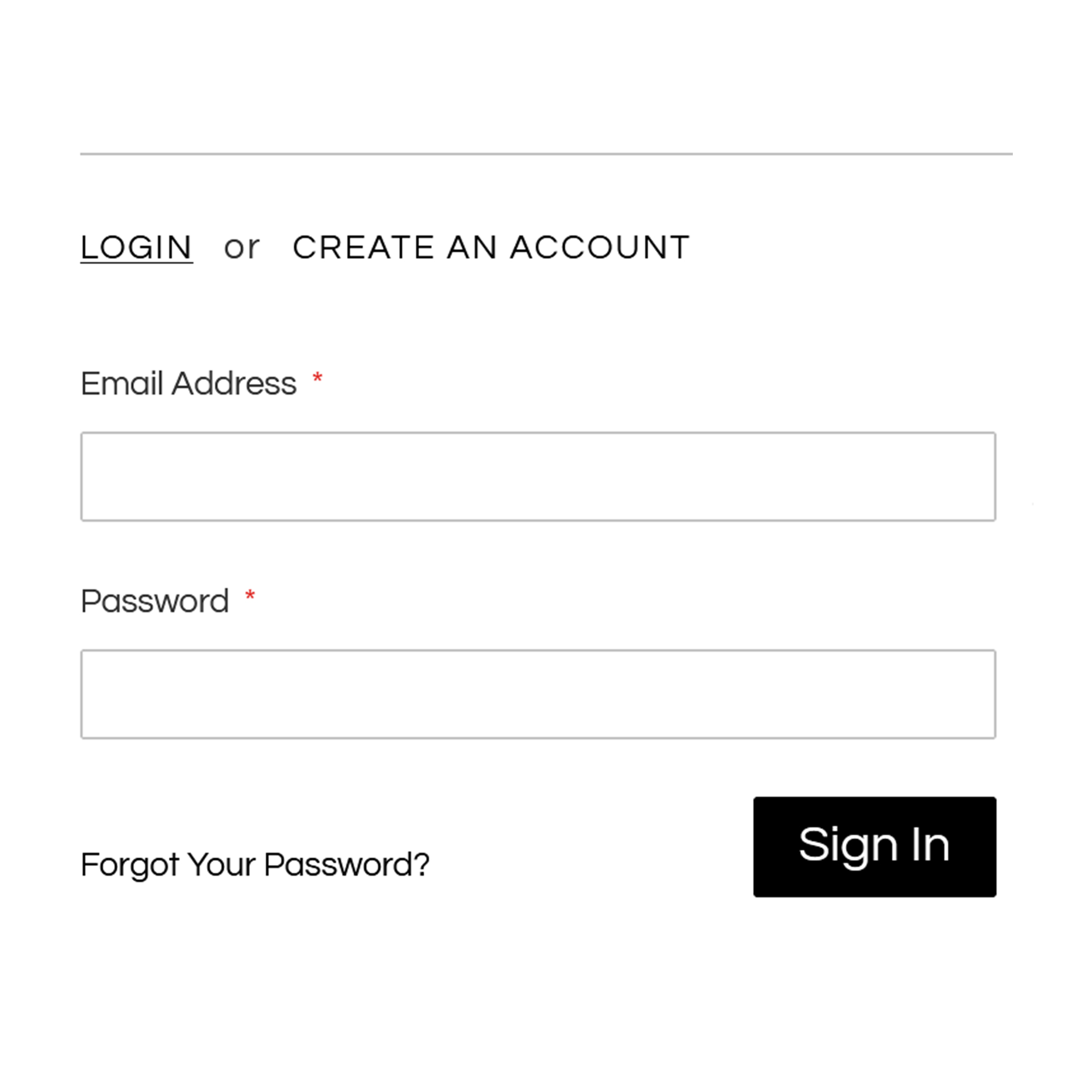 Sign-In or Create an Account