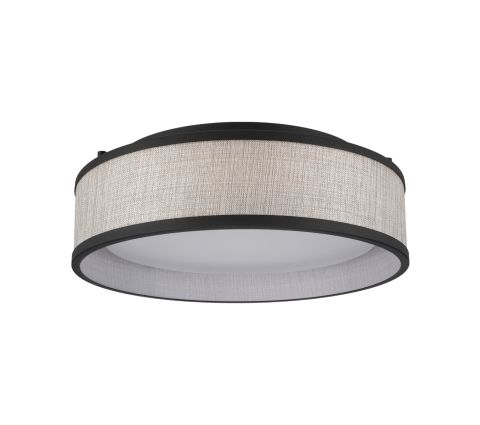 Fabrise 15in LED Flush Mount with Fabric Shade