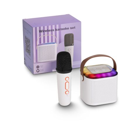 Encore Wireless Karaoke Speaker 500MaH USB-C Rechargeable with Microphone