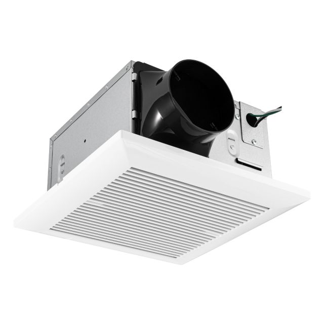 EcoFlow Square Exhaust Fan with White Grille 110CFM 4in Exhaust Pipe