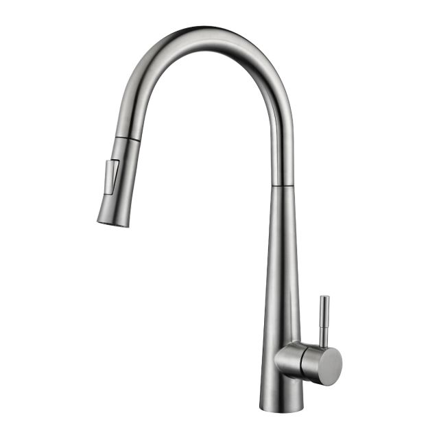  PureFlow Slim Handle Faucet with High Arc and Pull Down 2-mode Sprayer or Stream Head