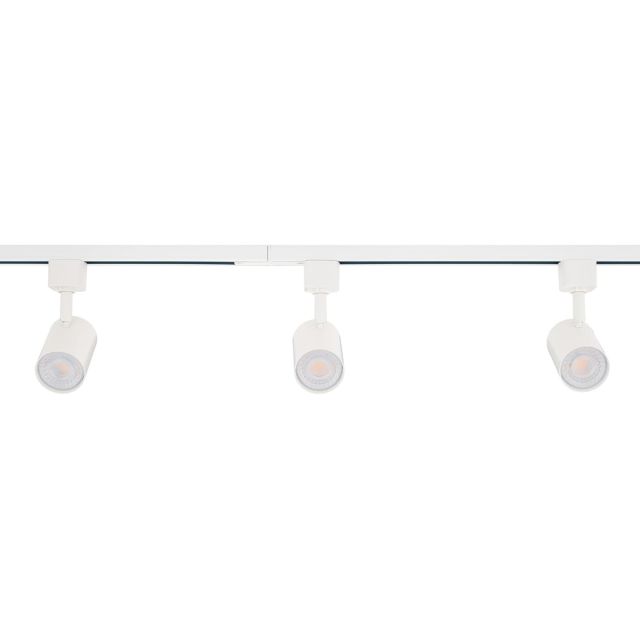 Amped 3-Light 48in Field Cuttable LED Track Lighting Kit with 3 LED 5-CCT Selectable Track Heads