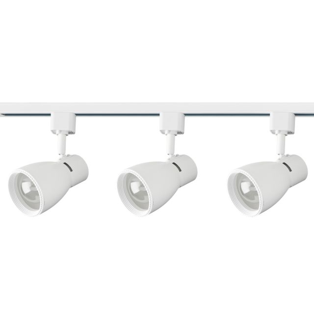 Luma 3-Light 48in Field Cuttable Track Lighting Kit with 3 E26 Base Socket Track Heads