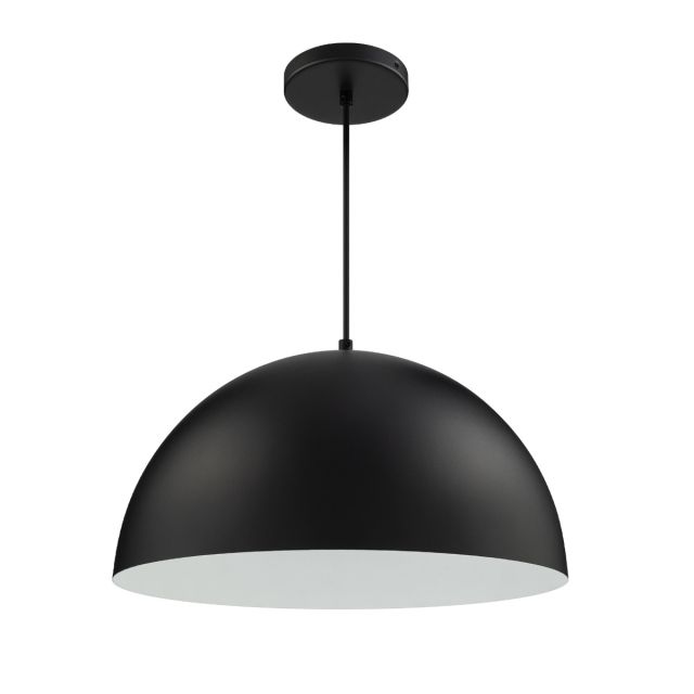 Dome Advantage Pendant with 120in Adjustable Height Fabric Cord 