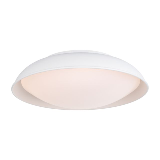 Orb Advantage LED Round Flush Mount with Bright White Acrylic Shade